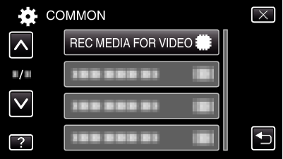 REC MEDIA FOR VIDEO